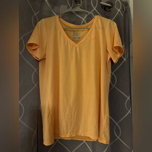 Orange Women’s Nike V-Neck